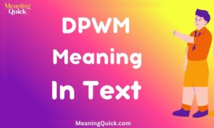 DPWM Meaning In Text