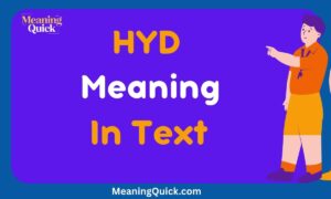 HYD Meaning In Text