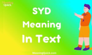 SYD Meaning In Text